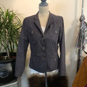 Banana republic pinstriped blazer